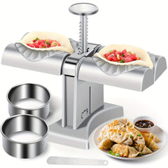 Automatic Dumpling Maker Mould Double Head Wrapper Tool