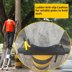 Thick Non-slip Climbing Wire Rod Single Ladder Aluminum Alloy