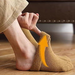 Men's Solid Crew Socks Warm Thermal Breathable Comfy Casual Unisex Socks