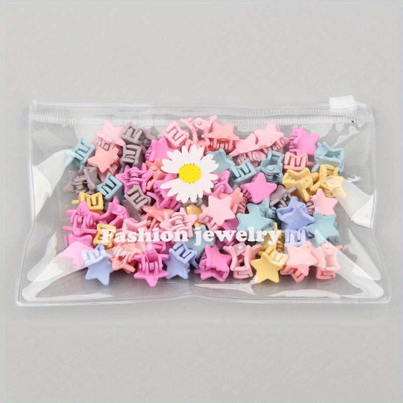 30pcs Mini Hair Claw Clips for Parties - Creative Cartoon Sweet Design
