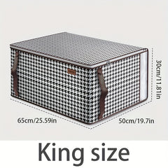 Portable Clothes Storage Bag Quilt Box for Wardrobe Sorting