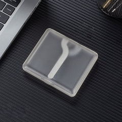 Clear Plastic Cigarette Box Pair Opening Portable Gift