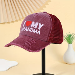 Vintage Distressed Washed Baseball Cap Unisex Dad Hat