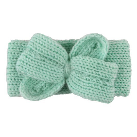Cute Baby Girls Knit Bow Headbands for Newborns & Toddlers