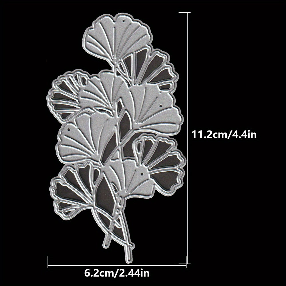 Ginkgo Biloba Flowers Metal Cutting Dies for Scrapbooking