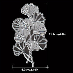 Ginkgo Biloba Flowers Metal Cutting Dies for Scrapbooking