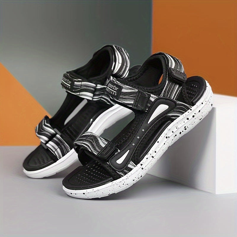 Boys' Summer Open Toe Sandals Lightweight Breathable Non-slip Beach Shoes