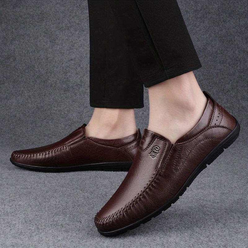 Men's Moc Toe Loafer Shoes Non Slip