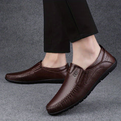 Men's Moc Toe Loafer Shoes Non Slip