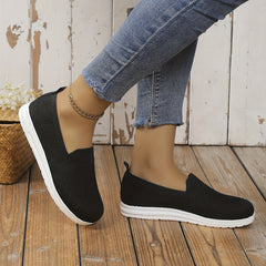 Women's Low Top Slip on Sneakers Hollow Out Casual Shoes