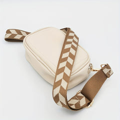 Geometric Pattern Shoulder Bag Strap - Adjustable Replacement