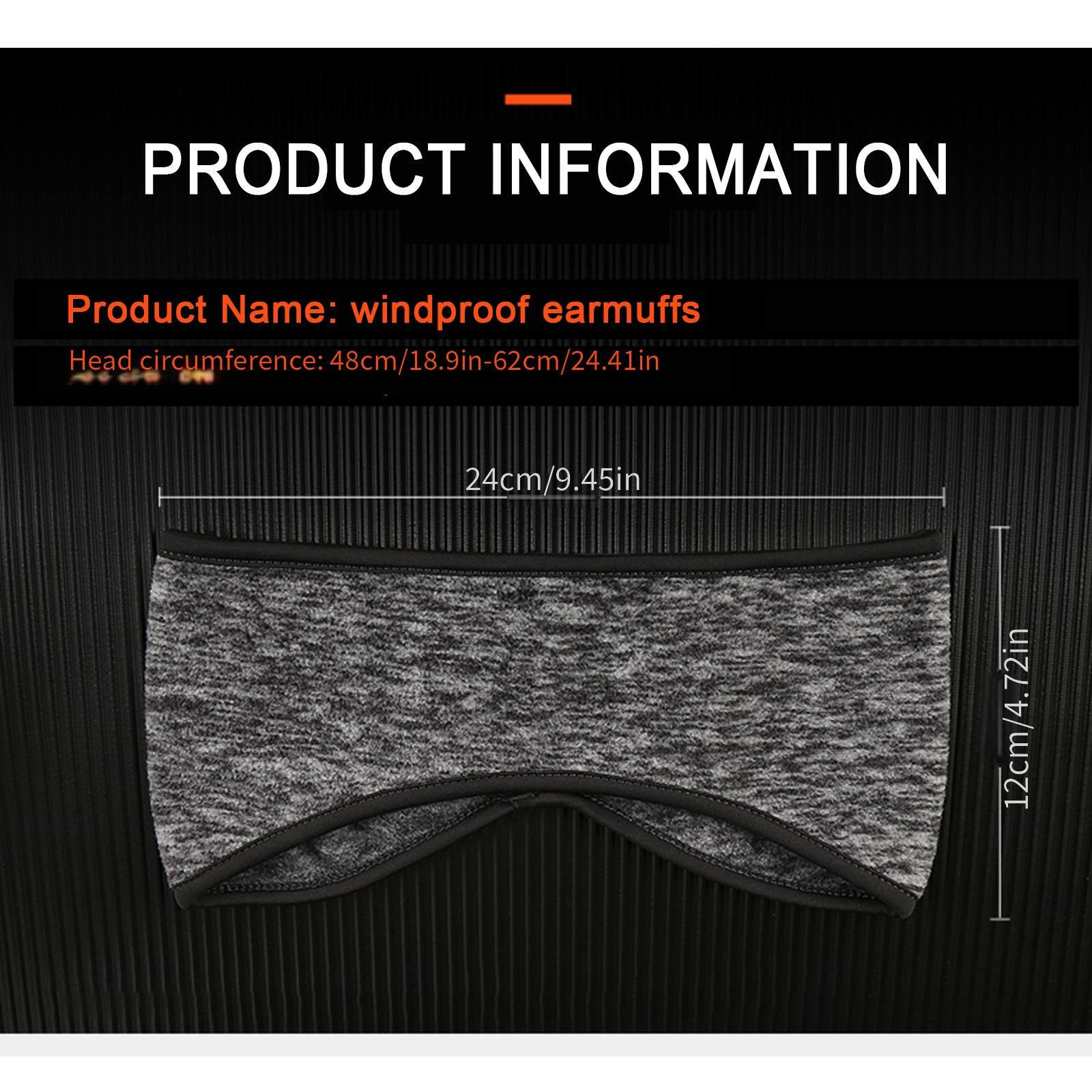 Unisex Fleece Ear Warmer Headbands for Men & Women