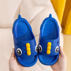 JIAGEYA Cartoon Open Toe Slippers For Boys Non Slip Lightweight Slippers