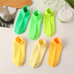 8 Pairs Crew Ankle Socks Breathable All Match Women's Stockings