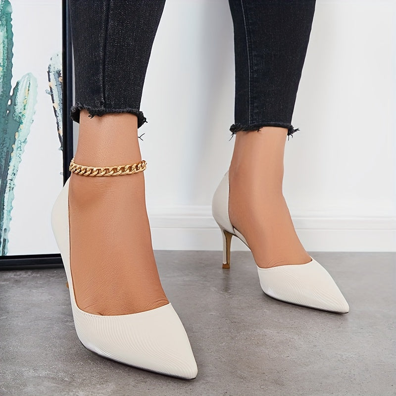 Women's High Heel Slip On Stiletto Pumps