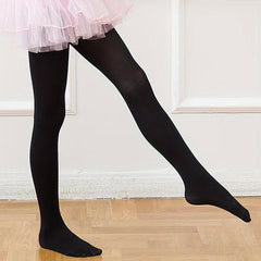 Navy Footed Tights Elastic Comfortable Leggings For Girls