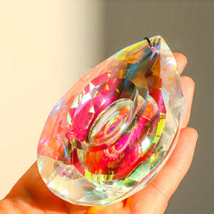 Crystal Sun Catcher Rainbow Prism Light Catcher Dragon Eye Crystal Pendant