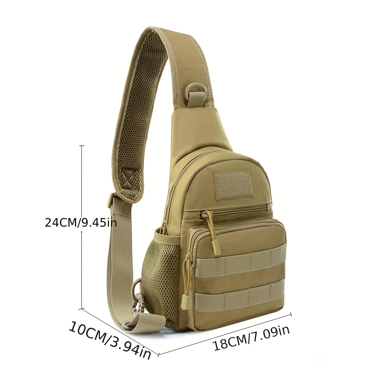 Tactical Chest Bag Outdoor Sports Shoulder Bag for Hiking Travel