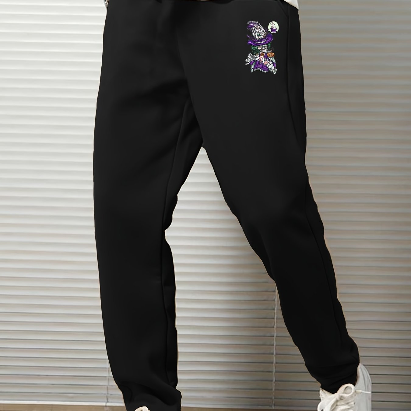Men's Cartoon Print Sports Pants
