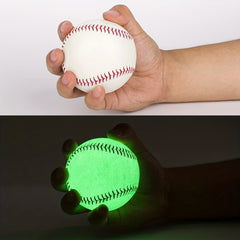 2pcs Light Up Baseball Glow In The Dark Baseball Halloween