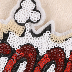 Girls Sequin DIY Patch Decorative Accessories for Clothes Backpack Hat