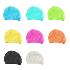 OMOUBOI Silicone Swim Cap High Elasticity 3D Ergonomic Unisex