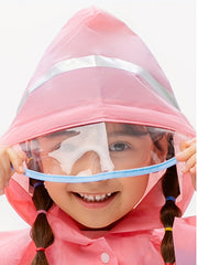 Waterproof Animal Poncho for Toddler Girls