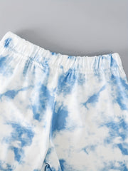Tie Dye T-shirt & Shorts Set for Boys Kids Summer Clothes
