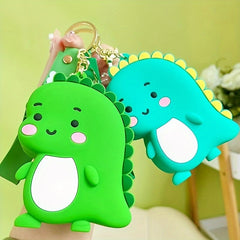 2pcs Dinosaur Keychain Pendant for Car Keys Backpacks Wallet