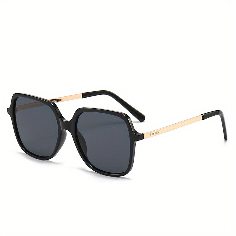 Men's HD Anti-UV Square Sunglasses with Glasses Box & Cloth