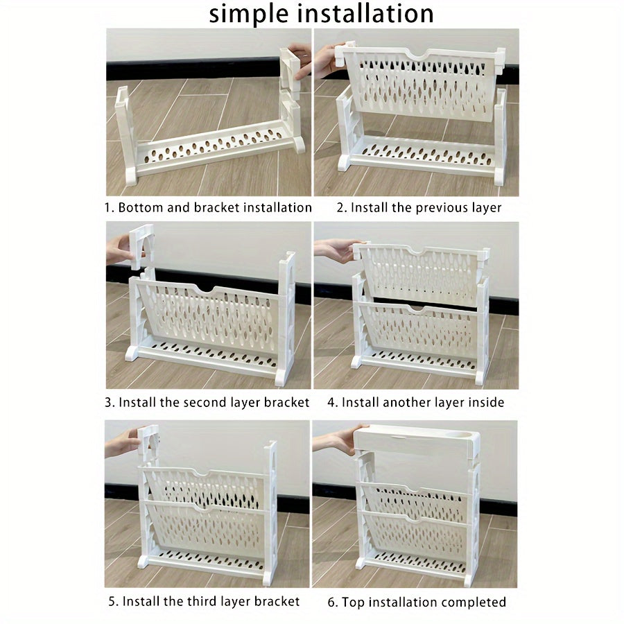 Desktop Storage Rack for Office Desk Stationery Organizer