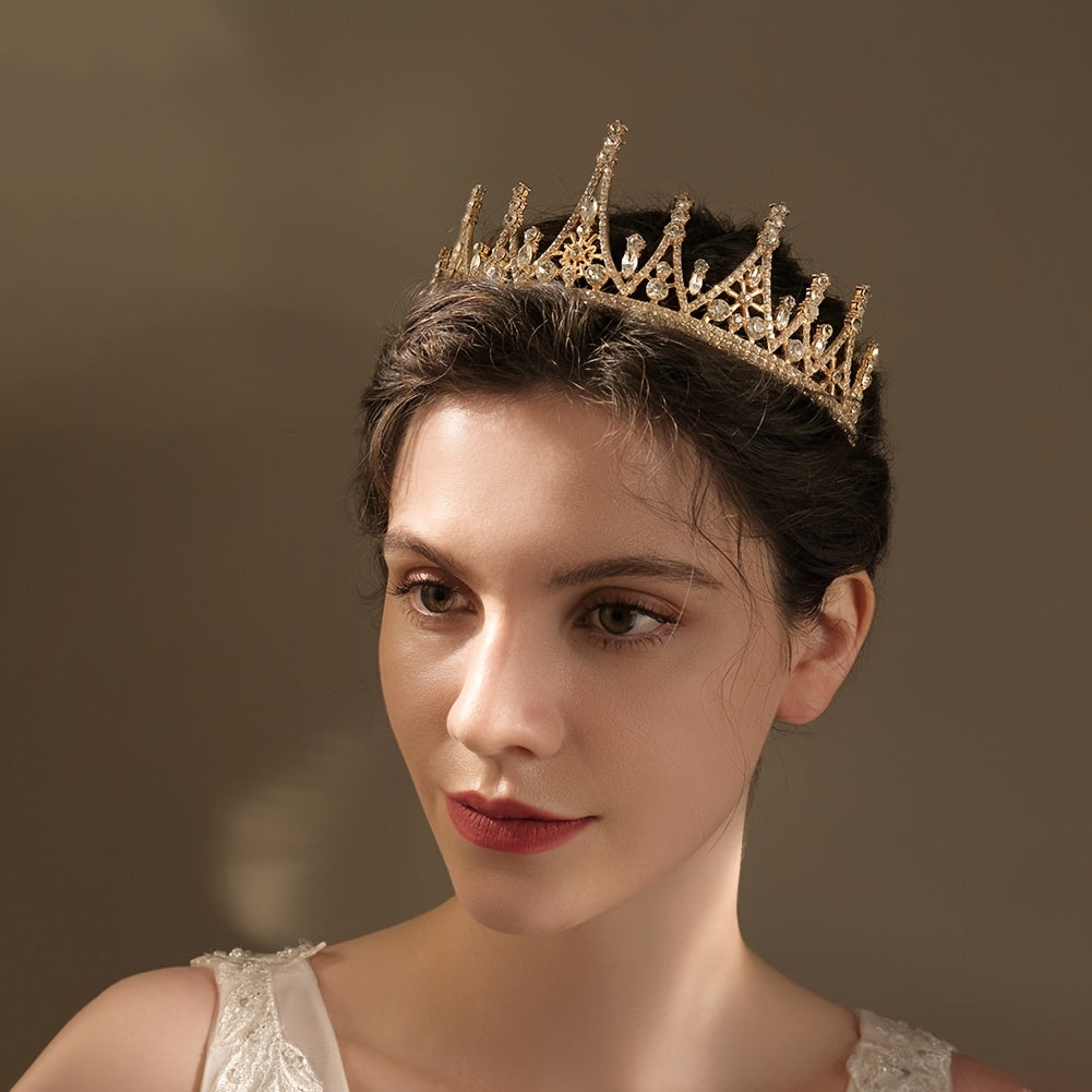 Baroque Bridal Headdress Crystal Hair Accessory