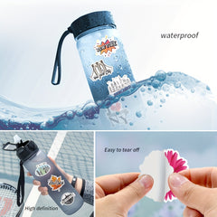 61PCS York Vinyl Stickers Waterproof Scrapbook Journaling Laptop Skateboard