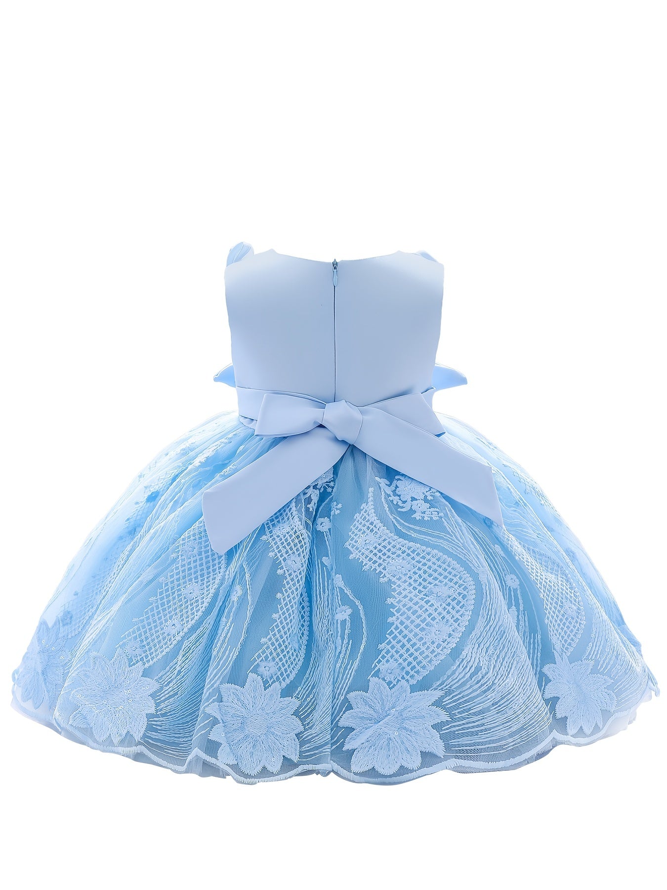 Girls Mesh Princess Dress Formal Dress For Wedding Flower Kids Christmas