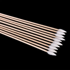100pcs Gun Clean Bar 15 24 Cm Gun Cleaning Cotton Swabs