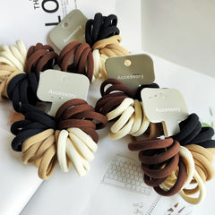 20pcs Large Nylon Hair Ties Thick Hair Bands No Crease No Damage For Women