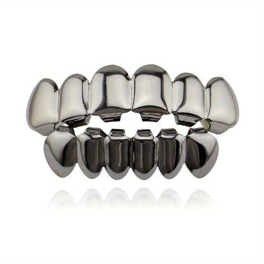 Golden Silvery Tooth Hip Hop Mouth Grills For Men And Women