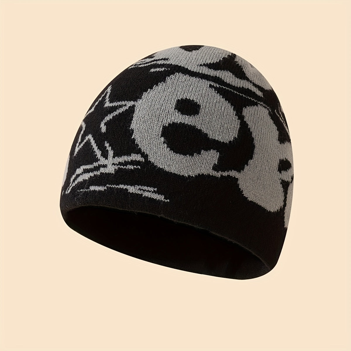 Knitted Warm Hat Hip Hop Skull Cap Autumn Winter Beanie