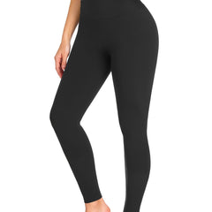 V Cross Waist Sports Leggings Seamless Tummy Control Yoga Pants