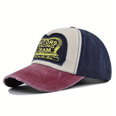 Vintage Style Motors Racing Team Cap Unisex Cotton Baseball Hat