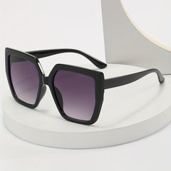 Large Square Frame Sunglasses Gradient Lens Glasses UV400