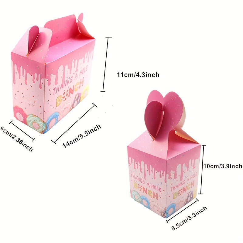 6pcs Mermaid Flamingo Racing Car Favor Boxes