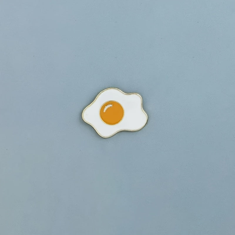 Egg Alloy Metal Pin Buckle Mini Decorative Accessory For Clothes