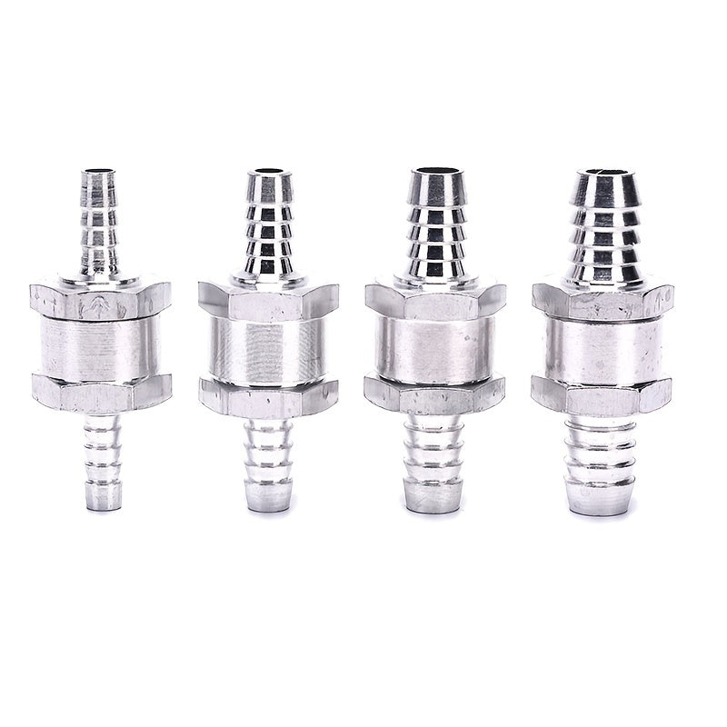 1pc Aluminium Alloy Fuel Non Check Valve One Way Fit Carburettor 4 Sizes