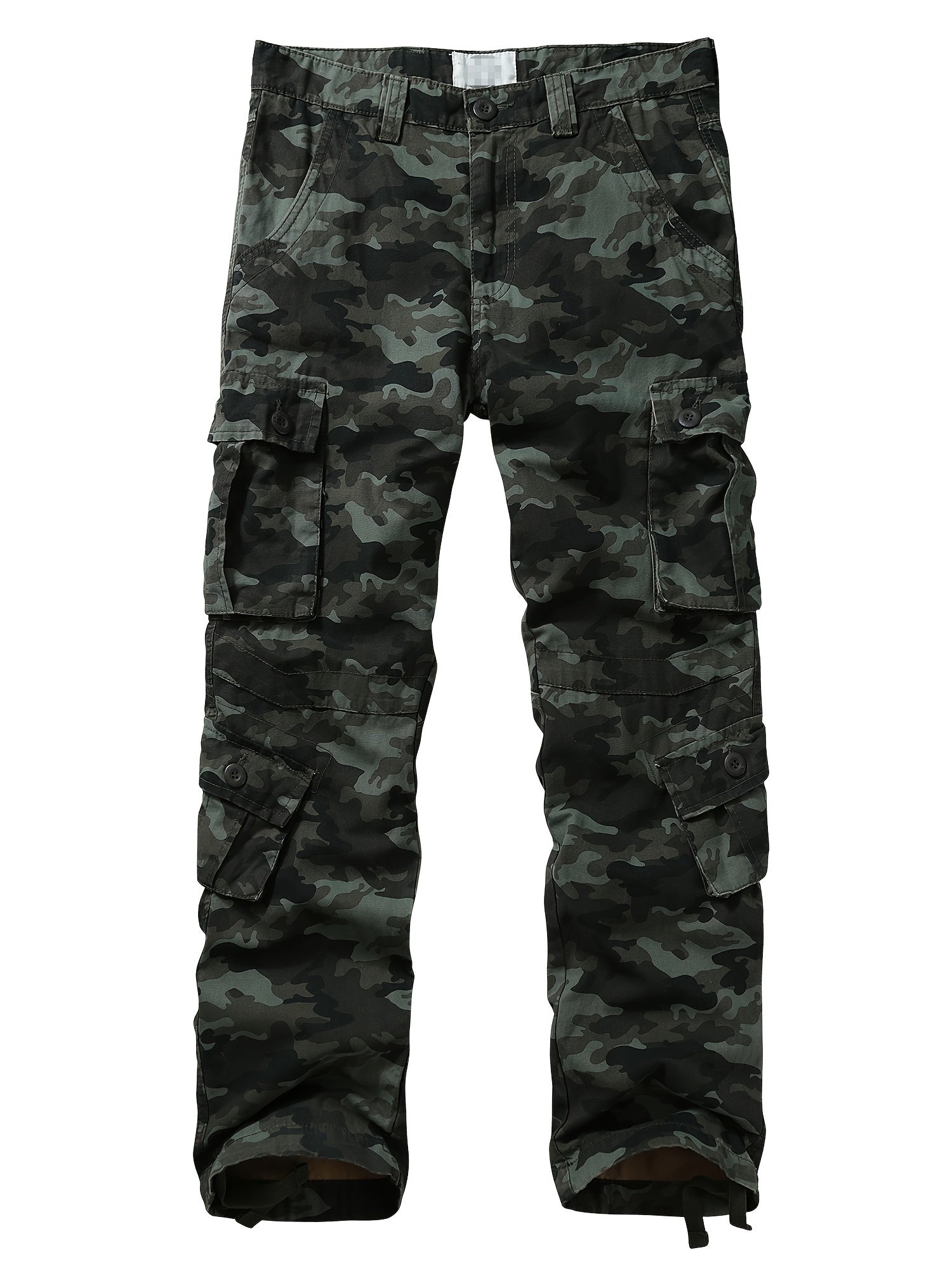 Camouflage Drawstring Cargo Pants Men's Joggers Outdoor