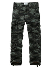 Camouflage Drawstring Cargo Pants Men's Joggers Outdoor