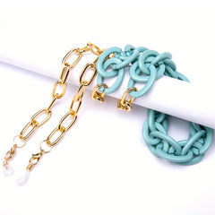 Acrylic Eyeglasses Lanyard Strap Anti Slip Glasses Chain Face Covering Retainer