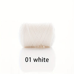 4 Strand Combed Milk Cotton Yarn 60% Cotton 40% Acrylic for Hand Knitting Croche