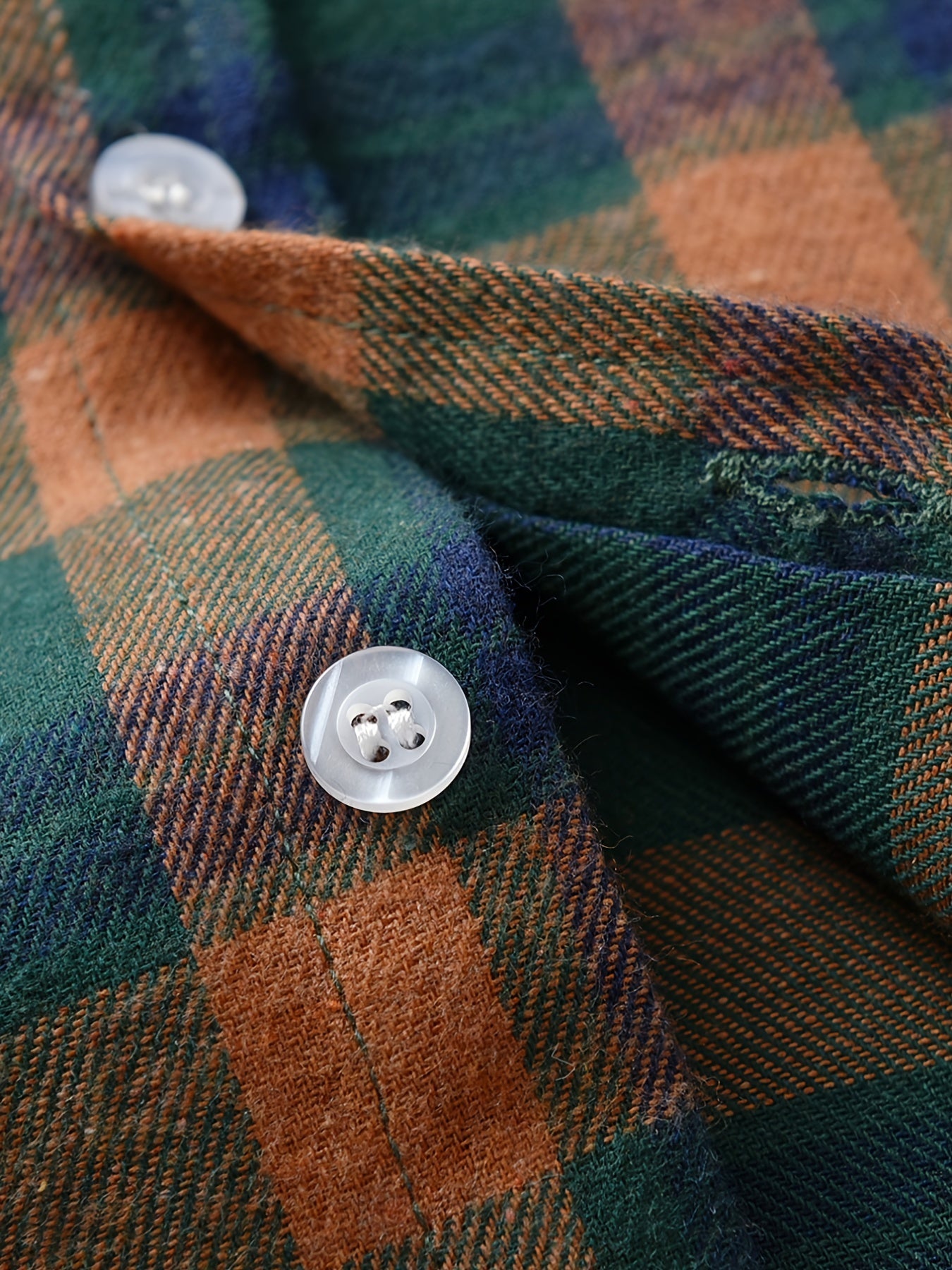Boys Flannel Plaid Button Up Shirt