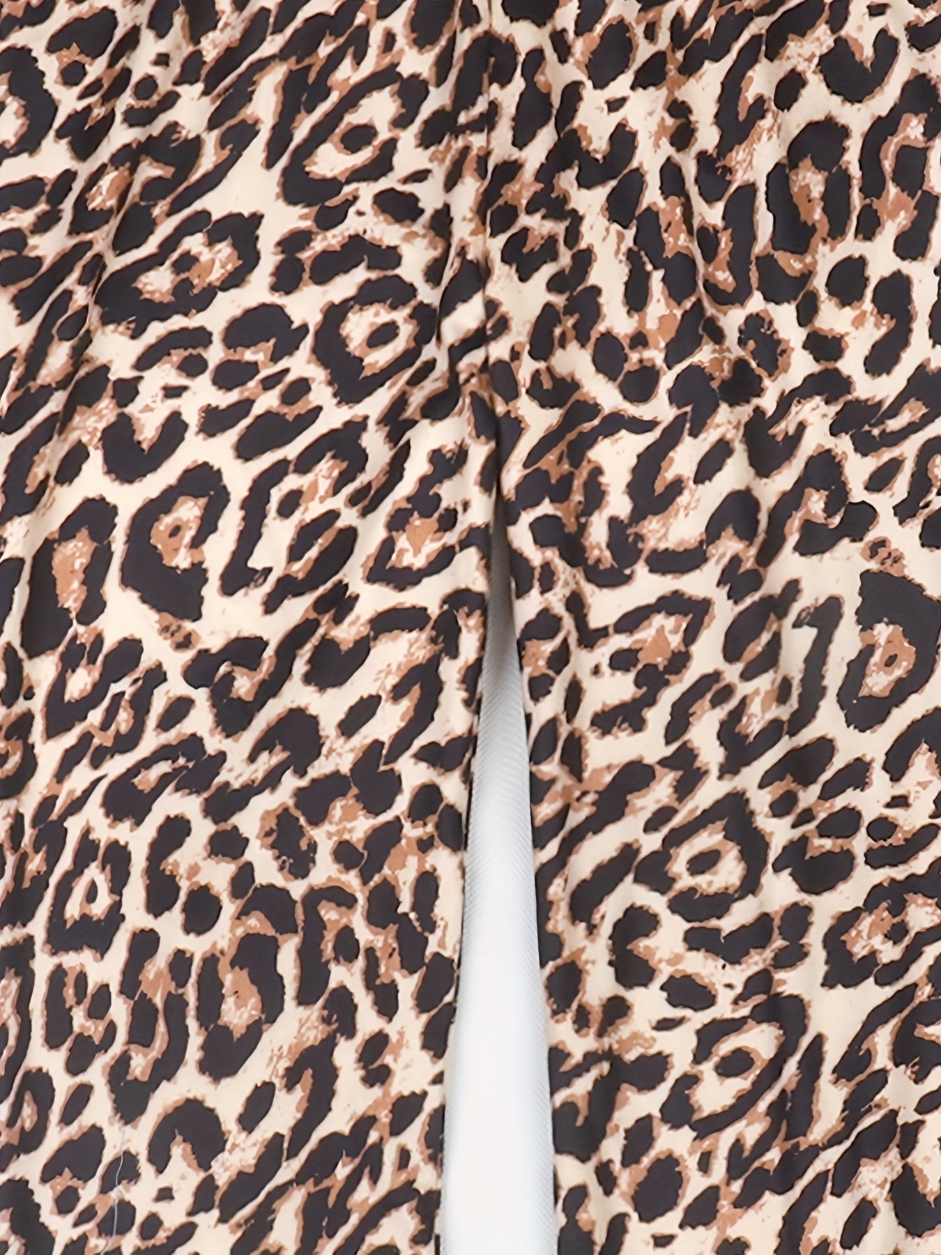 Girl's Leopard Print Footless Leggings Yoga Pants